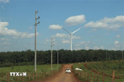 Những dự án điện gió với kỳ vọng thúc đẩy phát triển kinh tế-xã hội-du lịch cho Gia Lai. (Ảnh: Hồng Điệp/TTXVN)