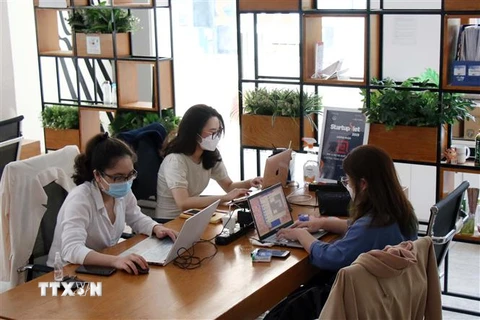 Saigon Innovation Hub là mô hình được Thành phố Hồ Chí Minh triển khai nhằm hỗ trợ phát triển hệ sinh thái khởi nghiệp đổi mới sáng tạo. (Ảnh: Tiến Lực/TTXVN)