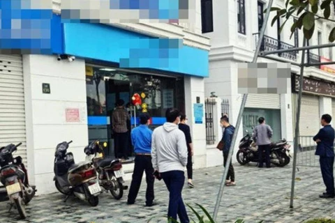 Hiện trường nơi xảy ra vụ cướp. (Nguồn: baogiaothong.vn)