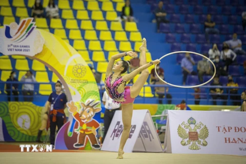[Photo] SEA Games 31: Thể dục nghệ thuật khởi tranh vòng loại