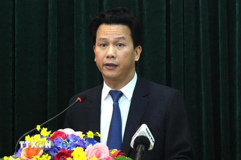 Bí thư Tỉnh ủy Hà Giang Đặng Quốc Khánh làm trưởng ban. (Ảnh: Minh Tâm/TTXVN)