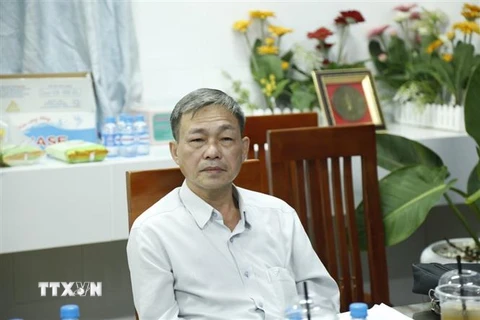 Ông Đỗ Việt Hùng, Phó Giám đốc Trung tâm y tế thành phố Dĩ An. (Ảnh: TTXVN phát)