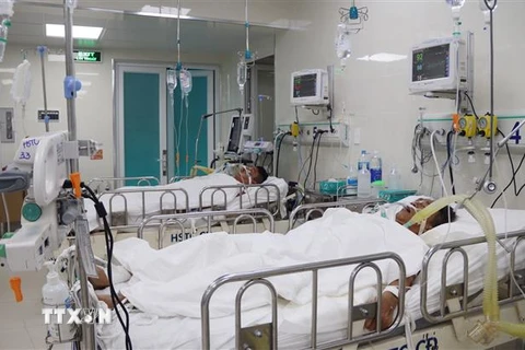 Nhiều bệnh nhân ngộ độc methanol đang được điều trị tích cực tại Bệnh viện Nguyễn Tri Phương, Thành phố Hồ Chí Minh tiên lượng nặng. (Ảnh minh họa: TTXVN phát)