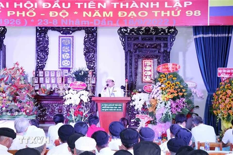 Quang cảnh buổi lễ. (Ảnh: Xuân Khu/TTXVN)