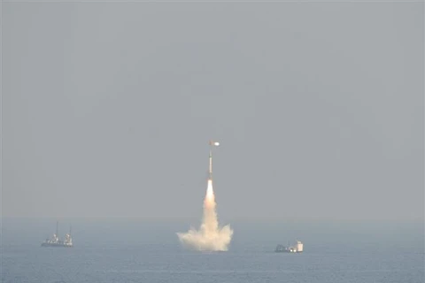 Vụ thử tên lửa của Ấn Độ. (Nguồn: tribuneindia.com)
