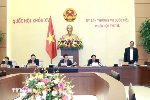 Phó Chủ tịch Quốc hội Trần Quang Phương phát biểu. (Ảnh: Doãn Tấn/TTXVN)