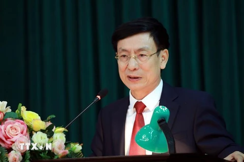 Ông Phạm Đình Nghị, Chủ tịch Ủy ban Nhân dân tỉnh Nam Định nhiệm kỳ 2016-2021, 2021-2026. (Ảnh: Văn Đạt/TTXVN)