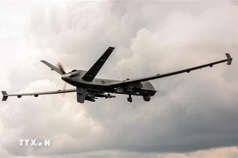 Máy bay do thám không người lái MQ-9 Reaper của Mỹ. (Ảnh: AFP/TTXVN)