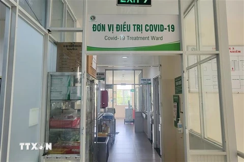 Khu vực cách ly, điều trị bệnh nhân COVID-19 tại Bệnh viện Lê Văn Thịnh, Thành phố Hồ Chí Minh. (Ảnh: Đinh Hằng/TTXVN)