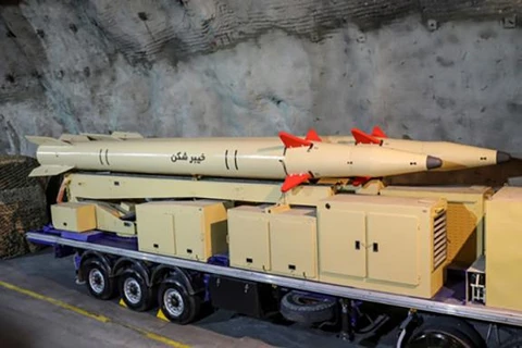 Một tên lửa của Iran. (Nguồn: AP)