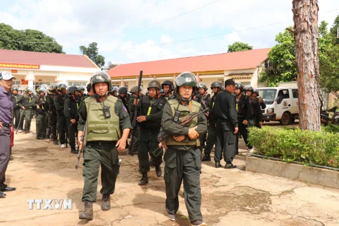 Triển khai lực lượng truy bắt các đối tượng nguy hiểm tại Đắk Lắk