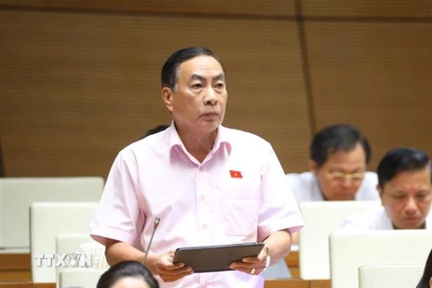 Đại biểu Quốc hội tỉnh Đồng Tháp Phạm Văn Hòa. (Ảnh: Văn Điệp/TTXVN)