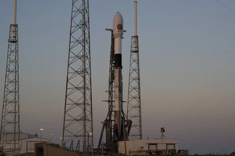 Tên lửa đẩy Falcon 9 mang theo vệ tính có kính viễn vọng Eculid tại Trạm Vũ trụ Cape Canaveral, bang Florida (Mỹ). (Nguồn:ESA)