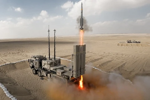 Hệ thống tên lửa đất đối không IRIS-T SLM. (Nguồn: Defence Blog)