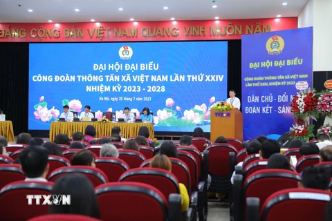 Quang cảnh Đại hội. (Ảnh: Hoàng Hiếu/TTXVN)