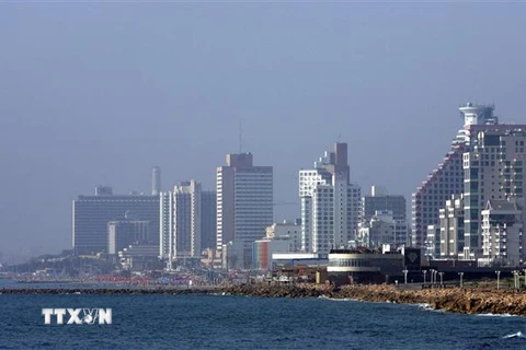 Toàn cảnh thành phố Tel Aviv, Israel. (Ảnh: AFP/TTXVN)