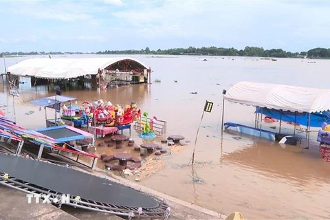 Mực nước sông Mekong tại Thái Lan, Lào, Campuchia đang tăng nhanh