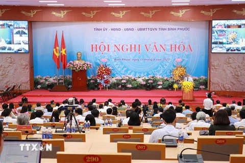 Hơn 1.300 đạo biểu là lãnh đạo Bộ, Ngành Trung ương, địa phương, các nhà khoa học, chuyên gia tham dự Hội nghị. (Ảnh: Sỹ Tuyên/TTXVN)