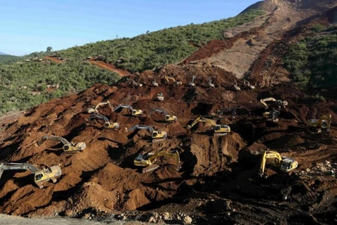 Vùng khai thác mỏ Hpakant. (Nguồn: Reuters)