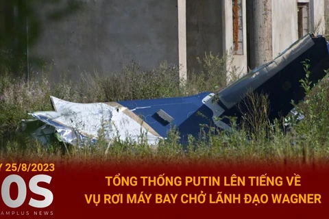 Tổng thống Putin lên tiếng về vụ rơi máy bay chở lãnh đạo Wagner