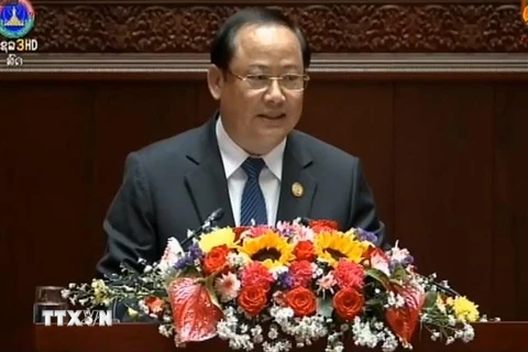 Tân Thủ tướng Lào Sonexay Siphandone. (Nguồn: THX/TTXVN)