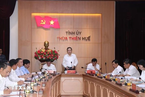 Toàn cảnh buổi làm việc. (Ảnh: Mai Trang/TTXVN)