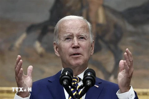 Tổng thống Mỹ Joe Biden. (Ảnh: AFP/TTXVN)