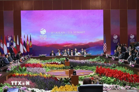 Hội nghị Cấp cao ASEAN-Hoa Kỳ lần thứ 11. (Ảnh: Dương Giang/TTXVN)