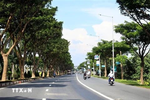 Quốc lộ 51 đoạn từ thành phố Vũng Tàu đi thành phố Bà Rịa. (Ảnh: Hồng Đạt/TTXVN)
