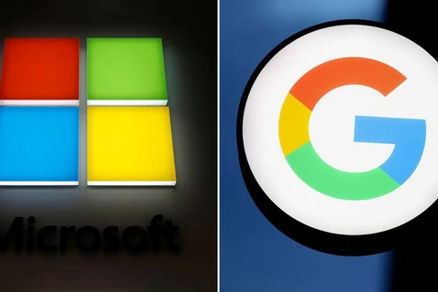 Microsoft, Alphabet thu lợi nhờ “cơn sốt” đám mây tích hợp AI. (Nguồn: Sky News)