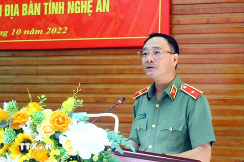 Thiếu tướng Phạm Thế Tùng. (Ảnh: Tá Chuyên/TTXVN)