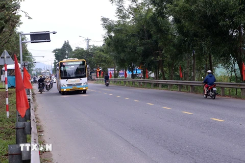  Tuyến đường Quốc lộ 14B tại Đà Nẵng. (Ảnh: Trần Lê Lâm/TTXVN)