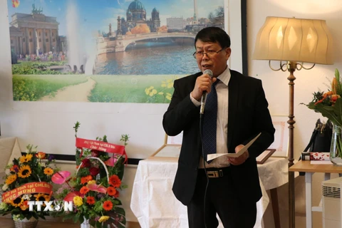 Ông Nguyễn Đức Thắng, Chủ tịch Câu lạc bộ Văn nghệ Tháng Mười. (Ảnh: Vũ Tùng/TTXVN)
