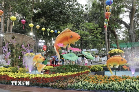 Rực rỡ Hội Hoa Xuân Thành phố Hồ Chí Minh trong dịp Tết Giáp Thìn 2024