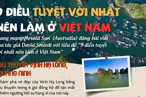 Báo Australia: 9 điều tuyệt vời nhất du khách nên làm ở Việt Nam