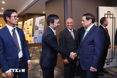 Thủ tướng Phạm Minh Chính gặp Hội doanh nghiệp Việt Nam tại Australia