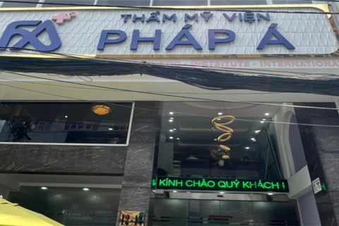 Thẩm mỹ viện Pháp Á. (Nguồn: Công an Nhân dân)