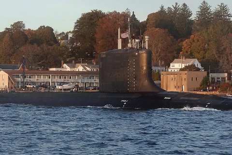 USS Vermont - tàu ngầm tấn công chạy bằng năng lượng hạt nhân lớp Virginia. (Nguồn: Wikipedia)