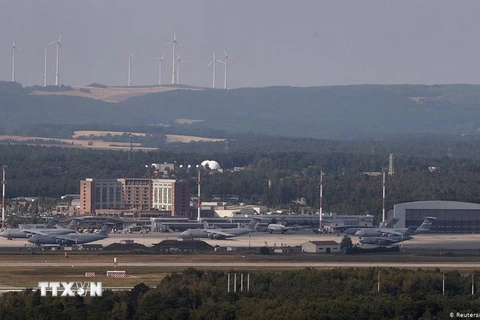 Toàn cảnh căn cứ không quân của Mỹ tại Ramstein, gần Lashtuhl, Đức. (Ảnh: Reuters/TTXVN)