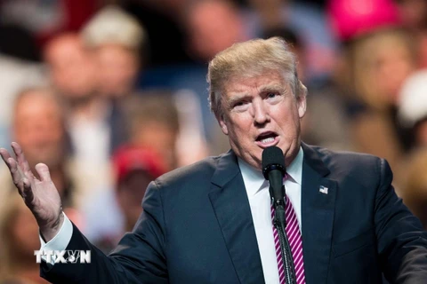 Ông Donald Trump phát biểu trong một chiến dịch vận động tranh cử ở Charleston, Tây Virginia ngày 5/5. (Nguồn: AFP/TTXVN)