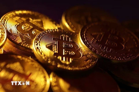 Hình ảnh minh họa đồng tiền điện tử Bitcoin. (Ảnh: REUTERS/TTXVN)