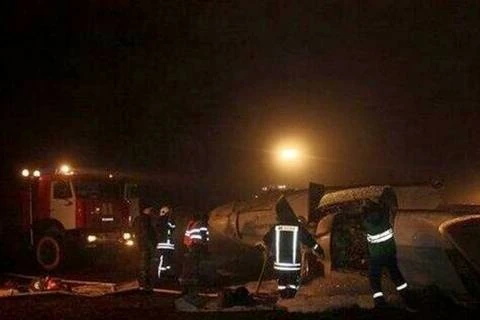 Video hiện trường vụ tai nạn máy bay kinh hoàng ở Nga