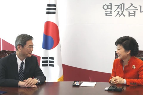 Hàn Quốc và Trung Quốc Thảo luận về phát triển các mối quan hệ song phương. (Nguồn: AFP/TTXVN)