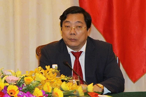 Thứ trưởng Bộ Ngoại giao Nguyễn Thanh Sơn. (Ảnh: Dương Giang/TTXVN)