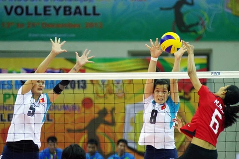 Bóng chuyền nữ Việt Nam hoàn thành chỉ tiêu ở SEA Games