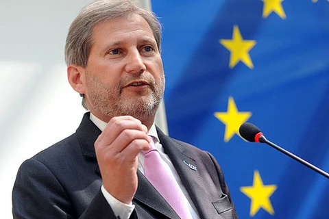 Ủy viên phụ trách chính sách khu vực của EU, ông Johannes Hahn. (Nguồn: Getty Images)