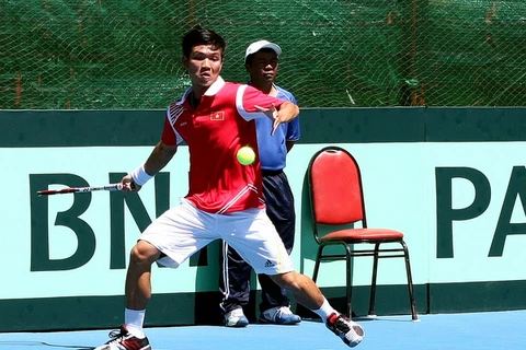 Davis Cup: Hoàng Thiên giành trận thắng đầu cho Việt Nam