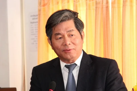 Bộ trưởng Bùi Quang Vinh phát biểu tại hội nghị. (Ảnh: Hoàng Chương/Vietnam+)