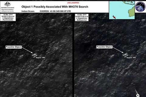Hai vật thể có thể liên quan đến chiếc máy bay MH370