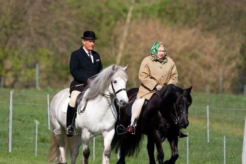 Nữ hoàng Anh Elizabeth II vẫn cưỡi ngựa ở tuổi 88